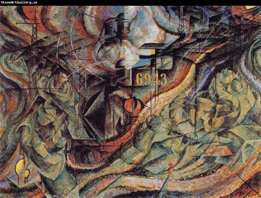 Umberto Boccioni State of Mind II The Farewells